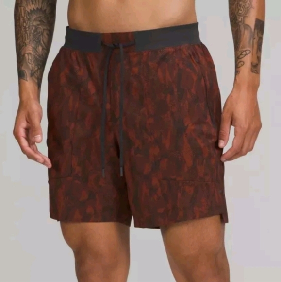 Lululemon License To Train 7" Linerless Shorts Breakaway Date Brown sz XXL - Picture 1 of 9